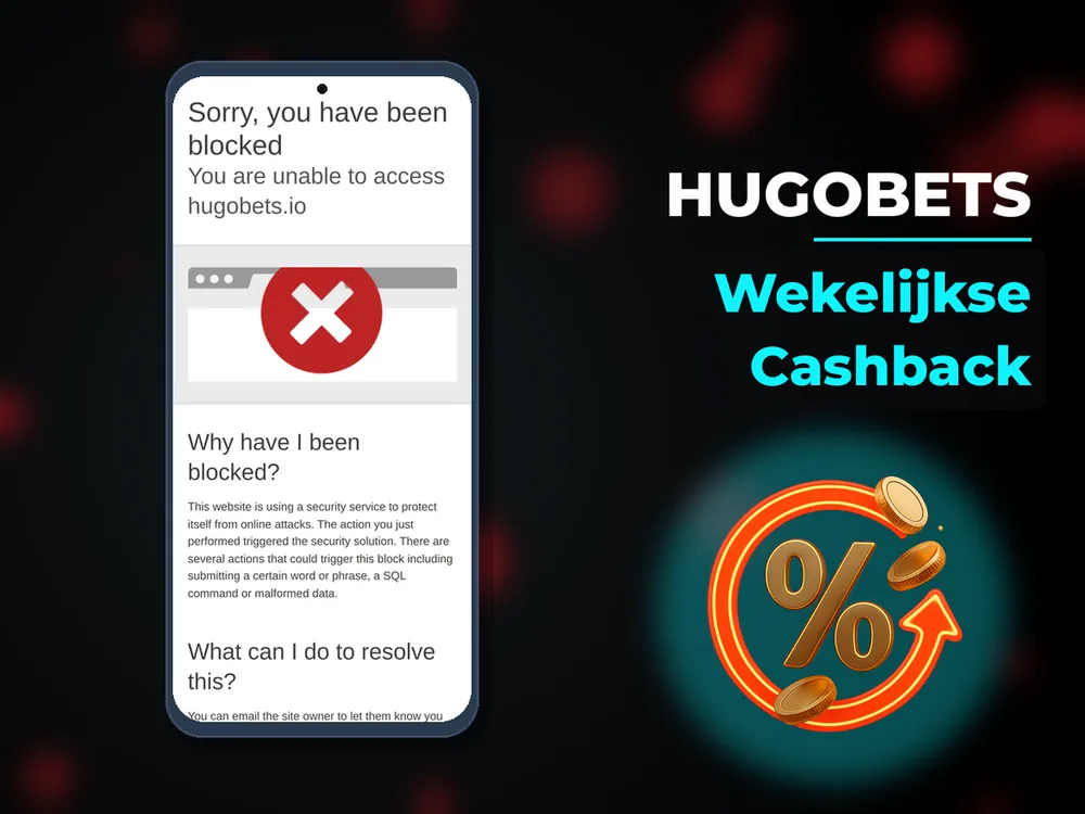 Hugobets - Wekelijkse Cashback