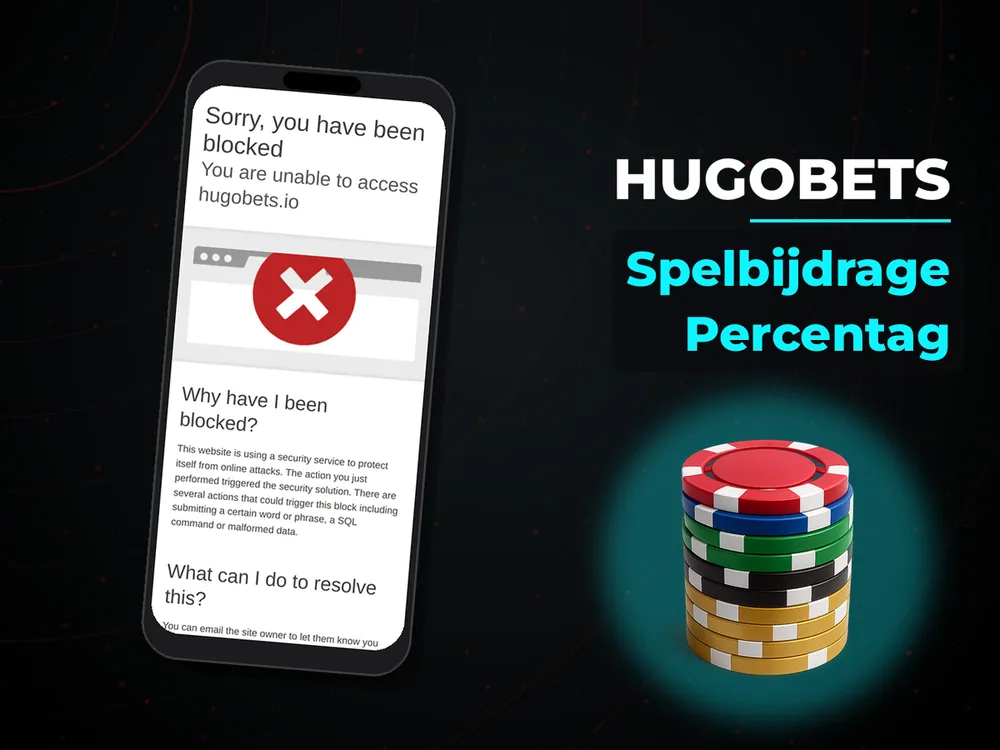 Hugobets - Spelbijdrage Percentag